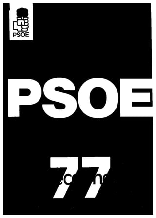 Programa electoral psoe nacional 1977