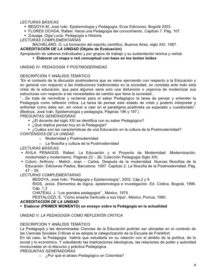 preguntas generadoras y complementarias programa epistemologia historia de la pedagogia 2010 ii preguntas generadoras y complementarias programa epistemologia historia de la pedagogia 2010 ii