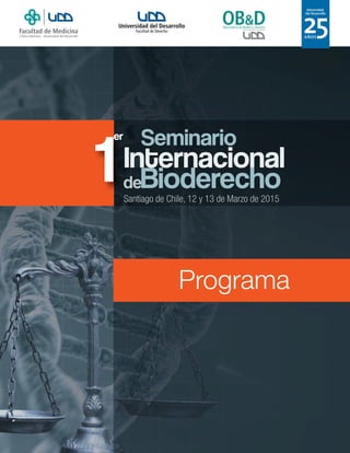 1Santiago de Chile, 12 y 13 de Marzo de 2015
Programa
 