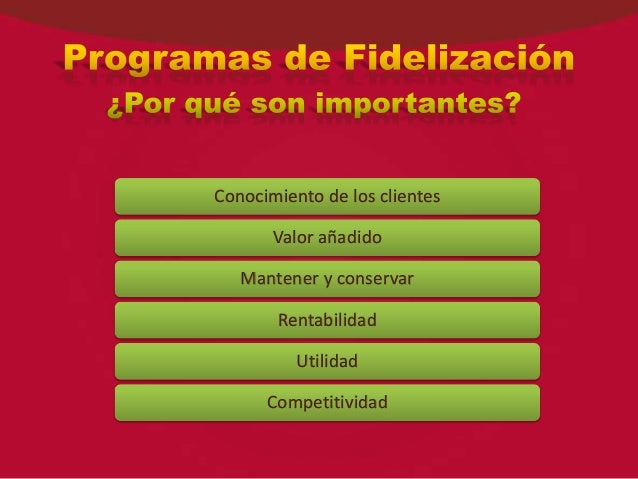 Fidelizacion De Clientes Ppt