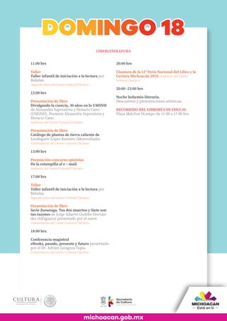 Programa FENALM 2018