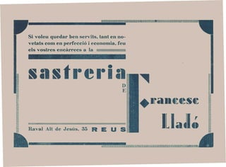 Programa festa major Juneda 1933
