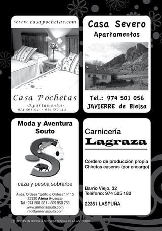 12 fiESTAS En HOnOr A nuESTrA SEñOrA DE LA ASunciÓn
 