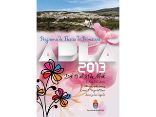 Programa de Fiestas de Primavera Abla 2013