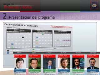 Programa de finanzas y bolsa 