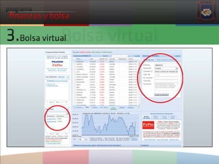 Programa de finanzas y bolsa 