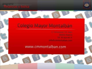 Programa de finanzas y bolsa 