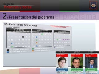 Programa de finanzas y bolsa 