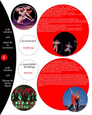 Programa Teatro en Cazorla 2015