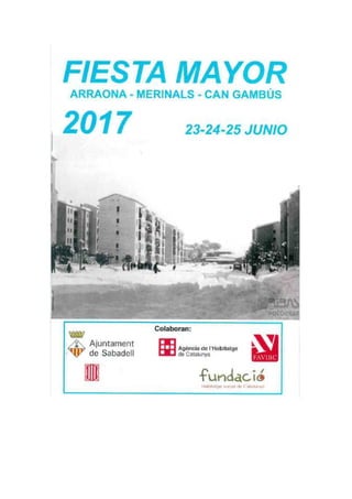 Programa Festa Major Merinals 2017