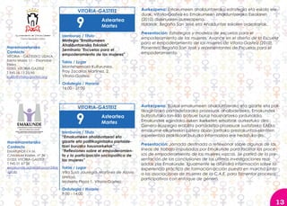 Programa foro emakunde