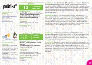 Programa foro emakunde