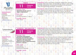 Programa foro emakunde