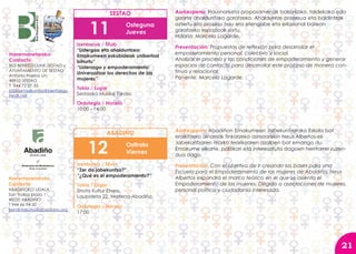 Programa foro emakunde