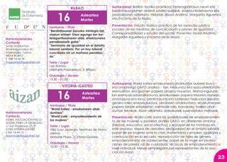 Programa foro emakunde