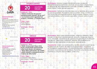 Programa foro emakunde