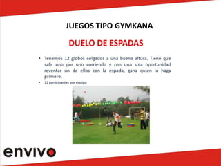 JUEGOS TIPO GYMKANA 