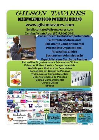 Programa gestão comportamental   primeiro semestre 2018