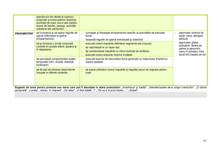 Programa Gradinita Programa gradinita | PDF
