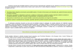 Programa Gradinita Programa gradinita | PDF