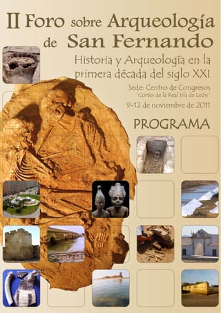 Programa II foro Arqueologia San Fernando