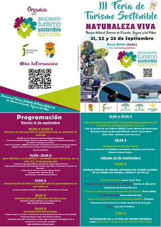 Programa III Feria de Turismo Sostenible  NATURALEZA VIVA 