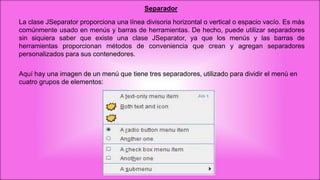 Programación java - Diseño de Menús y submenús. | PPTX