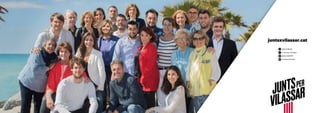 juntsxvilassar.cat
606 16 88 00
@JuntsxVdM
Junts per Vilassar
juntspervilassar
 
