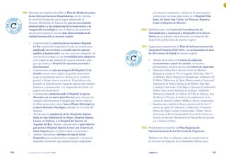 | comunidad de madrid 2021 |
110 111
y los mejores tratamientos. Además de los mencionados,
realizaremos reformas importantes en el Hospital Niño
Jesús, el Clínico San Carlos, La Princesa, Ramón y
Cajal, el Hospital de Móstoles.
	200.	 Habilitaremos un Centro de Coordinación de
Telemedicina y Asistencia a Domicilio en la Sierra
Norte para extender estos servicios en zonas de alta
dispersión poblacional de nuestra región.
	 201.	 Seguiremos impulsando el Plan de Infraestructuras de
Atención Primaria 2020-2024, con actuaciones en más
de 30 Centros de Salud de nuestra región.
•	 Además de las obras en 8 centros de salud que
se encuentran a punto de concluir, iniciaremos
próximamente las obras en otros 21 centros de salud más:
•	 Alameda y Palma Norte (distrito Centro de Madrid),
Butarque y Campo de Tiro en Leganés, Parla Este, PAU-4
en Móstoles, Barrio Hospital en Fuenlabrada, Valdemoro-III,
El Molar, Villaviciosa de Odón, Montecarmelo y Fuencarral
(Fuencarral-El Pardo), Quinta de los Molinos (San Blas-
Canillejas), San Isidro-15 de Mayo y Abrantes (Carabanchel),
Dehesa Vieja en San Sebastián de los Reyes, Valdebebas
(Hortaleza), Ensanche de Vallecas-II (Villa de Vallecas), Soto
del Henares (Torrejón de Ardoz) y las ampliaciones de los
centros de salud de Collado Villalba y Cáceres (Arganzuela).
•	 Impulsaremos también la futura construcción de otros 9
centros de salud: El Cañaveral y Valderrivas (Vicálvaro),
Puerta del Ángel (Latina), Guadarrama, Tielmes, Barrio
de la Luna en Rivas-Vaciamadrid, Cerro de los Gamos en
Pozuelo de Alarcón, Miramadrid en Paracuellos del Jarama
y La Tenería en Pinto.
	 202.	 Pondremos en marcha un Plan Regional de
Infraestructuras de los Servicios de Urgencias.
Mediante este Plan se evaluaran todas las instalaciones de
los Servicios de Urgencias de los Hospitales Públicos, para
	 199.	 Daremos un impulso decidido al Plan de Modernización
de las Infraestructuras Hospitalarias con la reforma
de nuestros Hospitales para seguir adaptando el
Sistema Madrileño de Salud a las nuevas necesidades
asistenciales y a las exigencias de la innovación y la
vanguardia tecnológica, con el objetivo de mantener
un servicio sanitario con los más altos estándares de
calidad asistencial en nuestra región.
•	 Comenzaremos la construcción de un nuevo Hospital
La Paz reformando integralmente todas sus instalaciones
ampliando sus servicios y creando nuevos espacios
amplios y humanizados, con una estructura adaptada a la
innovación tecnológica y con versatilidad para adaptarse
a las exigencias que imponen los avances sanitarios para
que siga siendo un Hospital de referencia nacional e
internacional.
•	 Culminaremos la reforma integral del Hospital 12 de
Octubre con un nuevo edificio de grandes dimensiones
al que se trasladarán todos los servicios de la residencia
general, el bloque técnico con más de 30 quirófanos y las
unidades de hospitalización, logrando espacios más amplios,
luminosos y humanizados, a la vanguardia del diseño y la
arquitectura hospitalaria.
•	 Continuaremos modernizando el Hospital Gregorio
Marañón con un nuevo plan director para reformar sus
antiguas infraestructuras e inaugurando nuevos edificios
de última generación como el nuevo Bloque Quirúrgico y
el nuevo Instituto Oncológico, ubicados en el recinto del
Hospital.
•	 Abordaremos la ampliación de los Hospitales Infanta
Sofía, en San Sebastián de los Reyes, Hospital Infanta
Leonor, en Vallecas, y el Hospital del Sureste, en
Arganda del Rey. Además, construiremos el paso inferior
que unirá el Hospital Infanta Leonor con el barrio de
Santa Eugenia para el tráfico rodado y los peatones.
•	 Además, realizaremos reformas en toda la red de
Hospitales para modernizarlos y adaptarlos a las nuevas
demandas asistenciales que imponen la alta complejidad
E
N
C
URSO
E N C U
R
S
O
E
N
C
URSO
E N C U
R
S
O
 