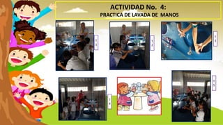 ACTIVIDAD No. 4:
PRACTICA DE LAVADA DE MANOS
T
1
T
2
T
3
T
4
T
5
 