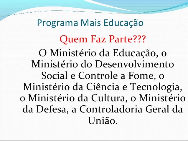 Programa mais educação fortaleza Programa mais educação fortaleza