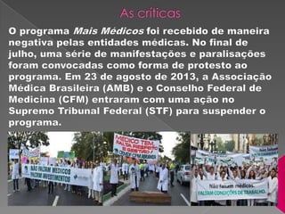 Programa mais médicos