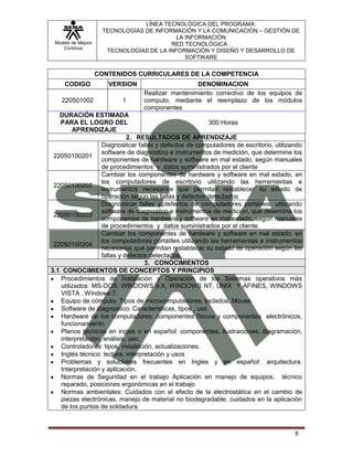 Programa mantenimiento pc