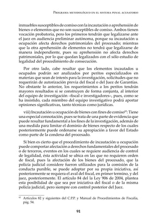 Programa metodológico en el sistema penal acusatorio | PDF