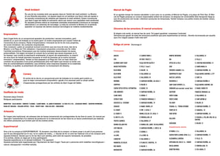 Medi Ambient                                                                                             Mercat de Pagès
                           És una de les novetats amb una aposta clara en l’àmbit del medi ambient. La Mostra                       Si us agrada menjar de manera saludable i a bon preu no us perdeu el Mercat de Pagès, a la plaça de Pere San. El Mer-
                           té una filosofia educativa, i en aquest espai es vol sembrar una llavor més per ajudar a                 cat de Pagès proposa un consum responsable evitant els envasos i la despesa de combustible dels transports llargs ja
                           fer prendre consciència als visitants pel respecte al medi ambient. Estem convençuts                     que els productors són locals i ofereixen productes de temporada. També trobareu una petita mostra de bestiar: ànecs,
                           que Sant Cugat del Vallès té suficients valors per exercir una capitalitat medi ambiental.               pollastres, etc.
                           En aquesta primera edició es mostraran exemples empresarials d’avenços en energies
                           alternatives o en sistemes de reciclatge. La idea és convertir la Mostra en el perfecte
                           aparador on exposar els darrers avenços tecnològics en matèria mediambiental.
                                                                                                                                    Gincama de les emocions: El mercat emociona
                                                                                                                                    Si alegria vols sentir, al mercat has de venir. Tot jugant gaudiràs i sorpreses t’enduràs!
Emprenedors                                                                                                                         Gimcama per gaudir de totes les emocions positives que pots experimentar al mercat... Només recomanada per aquells
                                                                                                                                    que s’ho vulguin passar d’allò més be!!!
Sant Cugat Actiu és un excepcional aparador de productes i serveis innovadors, però
també és un punt de trobada on la nostra gent i el nostre empresariat pot copsar l’estat de
l’economia de la comarca. Parlar d’emprenedors i innovació és fer-ho de nous projectes,
de noves iniciatives i de contactes empresarials.                                                                                   Botiga al carrer           Diumenge 8
Tots coneixem i patim el complicat moment econòmic que ens toca de viure, des de la
Mostra i a la Plaça de l’Om debatrem i impulsarem propostes concretes per fer rutllar
l’activitat econòmica. Ensenyarem que les nostres empreses desenvolupen les seves                                                   Participants
potencialitats. Cal seguir recordant al conjunt de la societat que sense empreses no hi
ha riquesa i que només la reactivació empresarial, el suport als emprenedors, la creació                                            ABACUS                              C/ CARRER TORRE 6                     MONTSE INTERIORS                         C/ VALLDOREIX, 31
de nous llocs de treball permetrà recuperar el nivell de benestar de la nostra societat:
innovació i emprenedors. També us hem preparat a la Plaça de l’Om un marc idoni per                                                 AITA                                AV. RIUS I TAULET, 3                  NIA                                      C/ VILLÀ, 5
conèixer les propostes d’uns joves professionals amb molt talent que encara no tenen una
línia de comercialització establerta i que exhibiran unes creacions basades en la creativitat,                                      ALUMINIS SANT CUGAT                 PLAÇA DOCTOR GALTÉS 9                 OPTICA DE LA VILA                        C/ JOSEFINA MASCAREÑAS, 13
l’estètica, la qualitat, la presentació del producte i la incorporació del disseny.                                                 BAIXAS PASTISSERIA                  C/ VILLÀ 1 local 1                    OTAY                                     C/ SANTA MARIA 18
                                                                                                                                    BLUE MOON                           C/ MAJOR , 16                         PINTURES CABANES, S.A.                   C/ SANTIAGO RUSIÑOL, 56
                         Comerç                                                                                                     BLUE MOON                           C/ VALLDOREIX, 43                     QUIROPRACTIC QGAT                        PLAÇA QUATRE CANTONS, 3, 2º2ª

                         El centre de la vila és un excepcional punt de trobada on la nostra gent podrà co-                         BLUE SPIRIT                         C/ VALLDOREIX, 39                     RACÓ DE L’ARTISTA                        C/ SORT, 24
                         pçar la major concentració d’expositors i gaudir d’un escenari amb un ampli ventall                        BROWNIE                             C/ SANTIAGO RUSIÑOL, 40 LOCAL 2       ROSSINYOL 8                              C/ SANTIAGO RUSIÑOL 8
                         d’espectacles protagonitzat per les entitats de Sant Cugat del Vallès.
                                                                                                                                    CENTPEUS                            C/ MAJOR, 8                           SANT CUGAT ESPORTS, S.L.                 PLAÇA QUATRE CANTONS, S/N
                                                                                                                                    CENTRE ÒPTICS ÒPTICA I OPTOMETRIA   C/ XERRIC, 29                         SONGAHM (arts marcials i acond. físic)   C/ MANEL FARRES 95

Desfilada de moda                                                                                                                   CINC AMBIENTS                       C/ SANTIAGO RUSIÑOL, 24               SUFEPONT                                 FRANCESC MORAGAS, 44
                                                                                                                                    CLINIC BIKES                        C/ XERRIC, 9                          TATER’S DONA                             C/ VALLDOREIX, 24
Escenari plaça Octavià
Botigues participants:                                                                                                              COTON ET BOIS                       C/ FRANCESC MORAGAS, 5                TATER’S HOME                             C/ SANT ANTONI 62

BENETTON - BLUE MOON - DEBOTA Y LOMBA - CLINIK BIKES - EL JARDI D’ARIADNA - EL NOU FIL A FIL - JOAQUIM VERDÚ - MONTSE INTERIORS -
                                                                                                                                    EDUCOCIO S.A. “AFIZONIA”            C/ SANTIAGO RUSIÑOL, 19               TEA SHOP                                 C/ MAJOR, 32
ROSA Mª SEGURA - SOLANS OPTICS - TOUS - VANITY FAIR - VIDA DE GOS - XERCAVINS                                                       EDUKATIC                            C/ MANEL FARRES, 49                   TEIAROA, S.L. “TIERRA EXTRAÑA”           C/ SANTIAGO RUSIÑOL, 21
                                                                                                                                    EL CUQUET                           C/ MIR , 5 LOCAL 3                    TEMPS DE TE                              C/ SABADELL, 10
Artesania
                                                                                                                                    EL CUQUET II                        RAMBLA CELLER, 29, LOCAL 11           VADE RETRO                               C/ SANTIAGO RUSIÑOL, 33
És l’espai més tradicional, els artesans des de temps immemorial són protagonistes de les fires al carrer. Un mercat per            EL NOU FIL A FIL                    C/ ENDAVALLADA, 20                                                             C/ PASSEIG, 6, POL.IND. MOLI DE LA
descobrir l’autenticitat d’un sistema de producció on la intervenció de les mans és un factor predominant per elaborar                                                                                        VALLESPA
                                                                                                                                                                                                                                                       BASTIDA
els millors productes que formen part de les nostres arrels.                                                                        FRUITES CARMETA                     C/ VALLDOREIX, 27
                                                                                                                                                                                                              XERCAVINS                                C/ MAJOR, 12
                                                                                                                                    GEMMA COLLADO POU                   C/ RAMBLA DEL JARDÍ, 158 VALLDOREIX
Suportmercat                                                                                                                                                                                                  Establiments oberts
                                                                                                                                    JUST ENGLISH                        C/ SANTIAGO RUSIÑOL, 2, ENTLO. 3A
Vine a fer la compra al SUPORTMERCAT. Et donarem una llista de la compra i et farem posar a la pell d’una persona                   LA FESTA                            C/ GORINA, 5                          3P MOBEL 3, S.L.                         C/ VALLDOREIX, 34
que té una discapacitat (no hi veu, va en cadira de rodes,... ). Hauràs de fer un acte tan habitual com el de comprar amb
aquesta limitació. Veuràs que no és tan fàcil com sembla, però amb els suports necessaris, és possible.                             LA LUDO                             C/ LA SORT, 34                        AGATHA PARIS (LAVINIA JOYAS, S.L.)       C/ SANTIAGO RUSIÑOL, 17
A la sortida, rebràs un regal per la teva participació.                                                                                                                                                       ALEXANDRIA LLIBRERIA                     C/ VILLÀ, 10
Aquesta experiència no et deixarà indiferent. T’hi esperem!
                                                                                                                                    LEMON PAY                           C/ VALLDOREIX, 3
Aquesta activitat està organitzada per l’Ajuntament de Sant Cugat i Taula per a persones amb malalties neurològiques i              MANANTIAL DE SALUD                  C/ PLANA DE L´HOSPITAL, 10            ARTESANIA DEL DULCE, S.L. (SABAT)        C/ SANTIAGO RUSIÑOL, 46
càncer, discapacitat i movilitat reduïda.
                                                                                                                                    MES MARCS                           C/ MAJOR, 3                           BACALLAMARIA                             C/ ENDAVALLADA, 18

                                                                                                                                    MICROGESTIÓ                         C/ SANTIAGO RUSIÑOL, 36               BENETTON MODA                            C/ STA. MARIA, 21
 