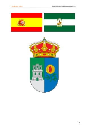 Ciudadanos Atarfe Programa elecciones municipales 2015
28
 