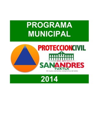 PROGRAMA
MUNICIPAL
2014
 