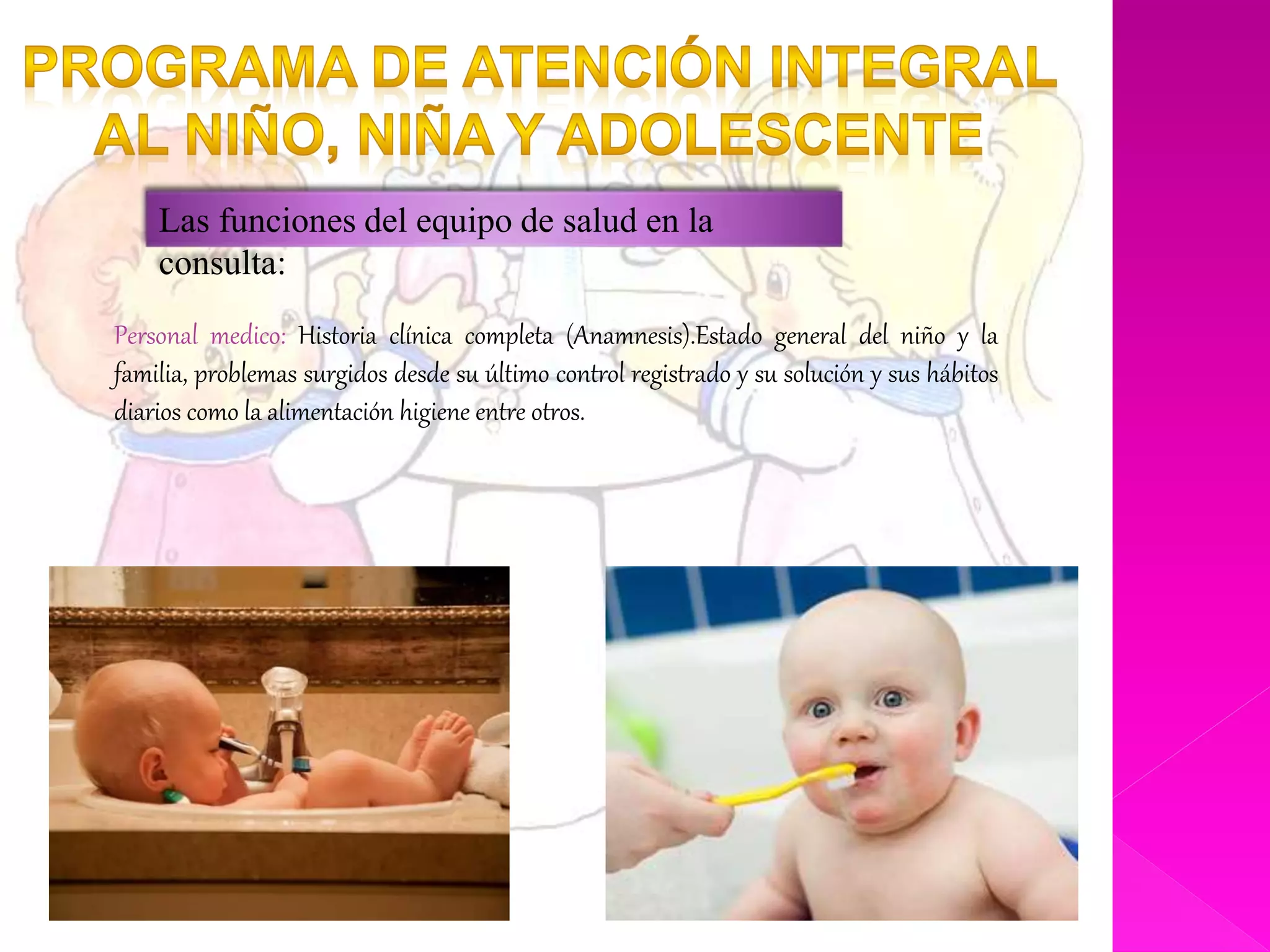 Programa nacional de atencion integral del niño, niña y adolescente ...