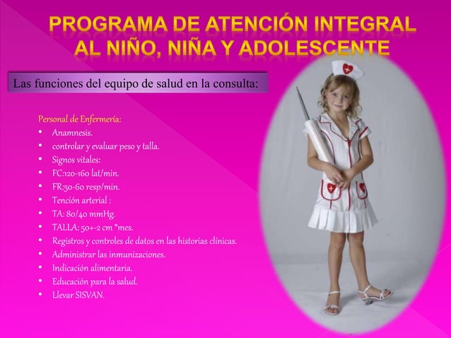 Programa nacional de atencion integral del niño, niña y adolescente ...