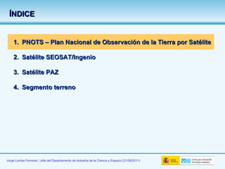 Programa nacional de observacion de la tierra por satelite PPT