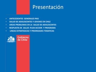 Programa nacional de salud integral de adolescentes y jóvenes chile ...