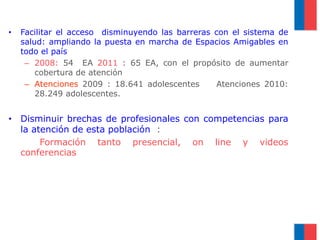 Programa nacional de salud integral de adolescentes y jóvenes chile ...