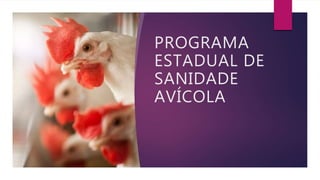 PROGRAMA
ESTADUAL DE
SANIDADE
AVÍCOLA
 