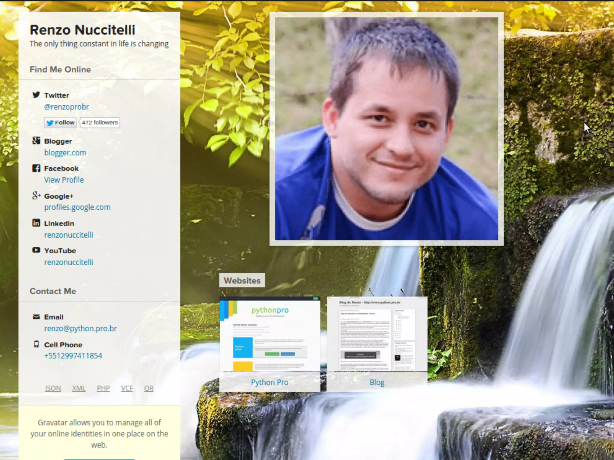 Email: renzo@python.pro.br Twitter: @renzoprobr