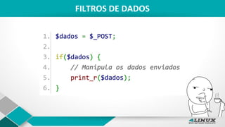 FILTROS DE DADOS
 