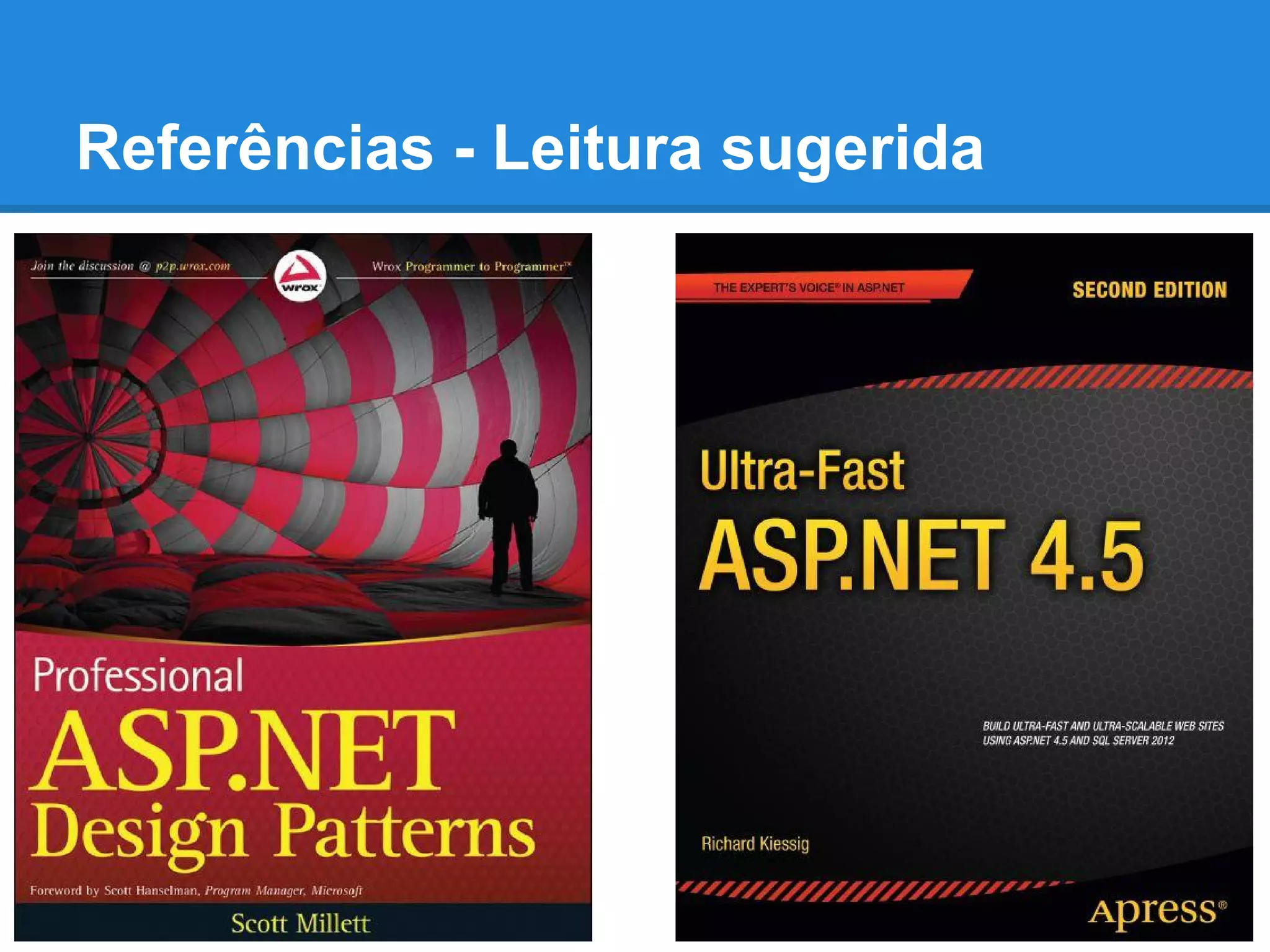 Referências - Leitura sugerida
 