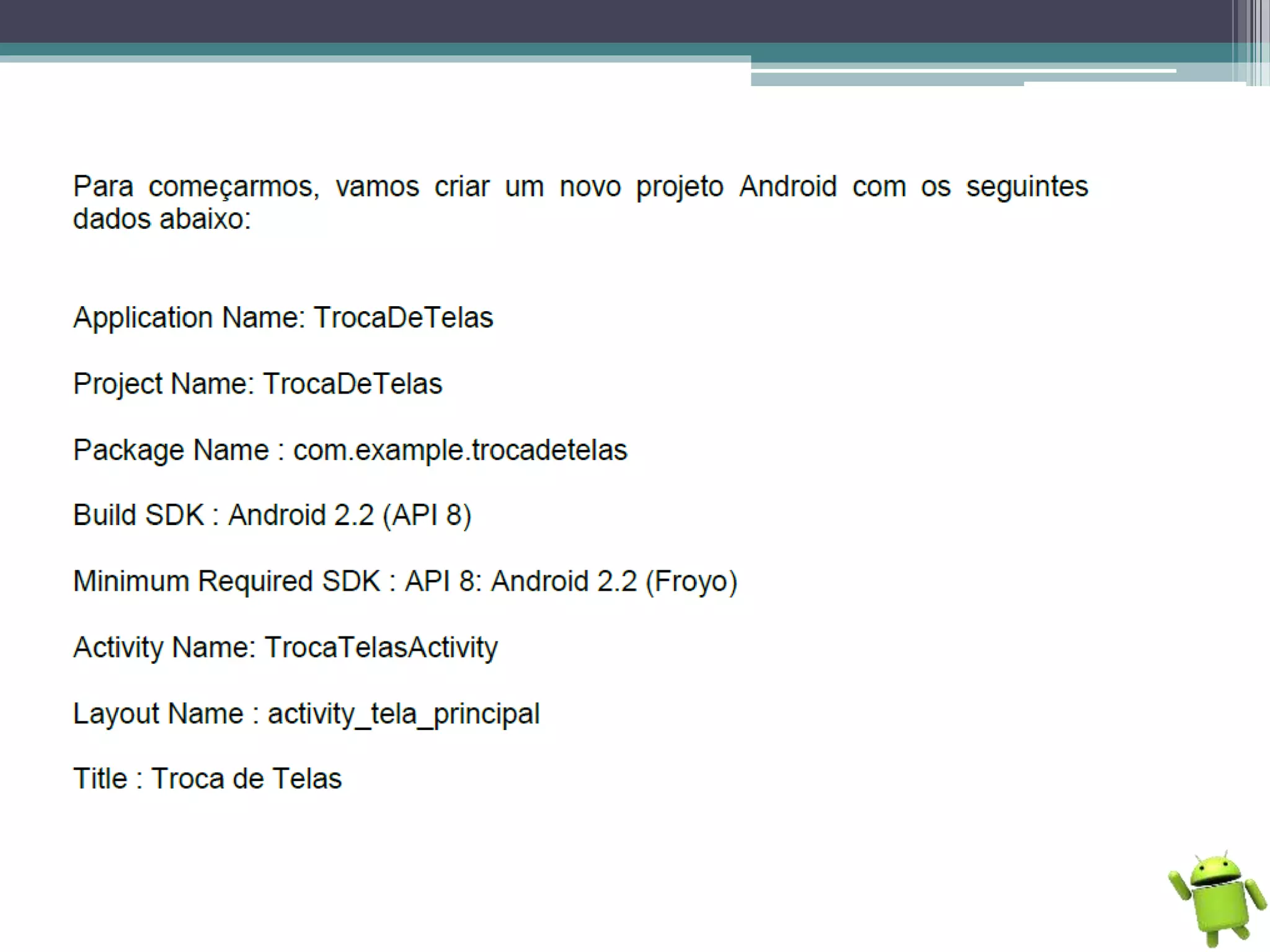 Programação Android - Básico