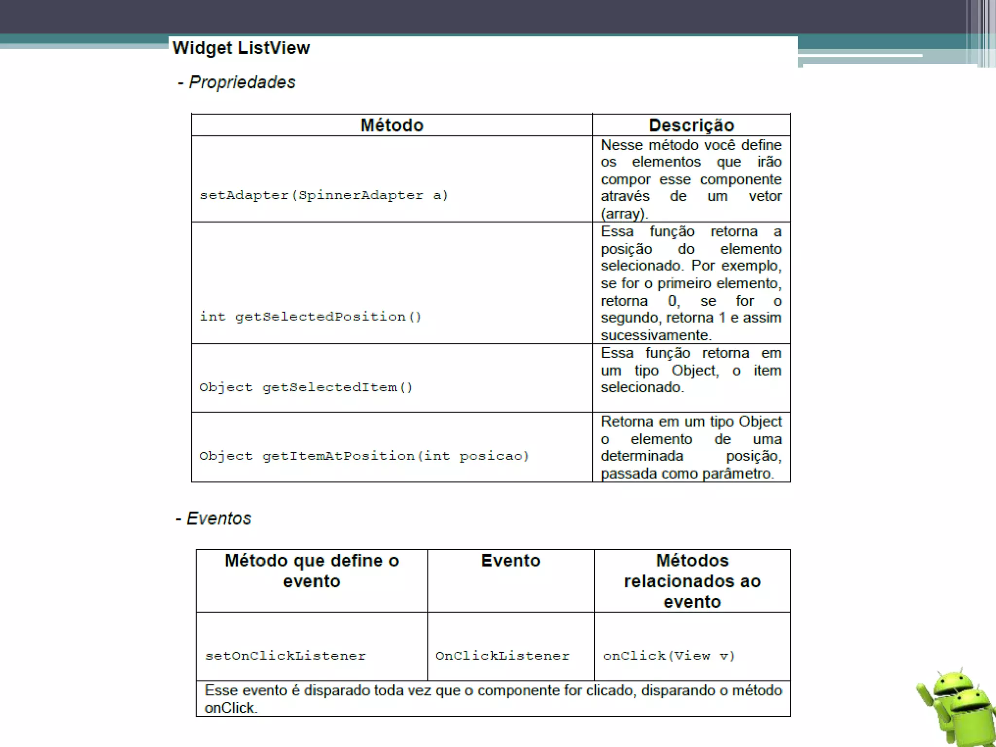 Programação Android - Básico