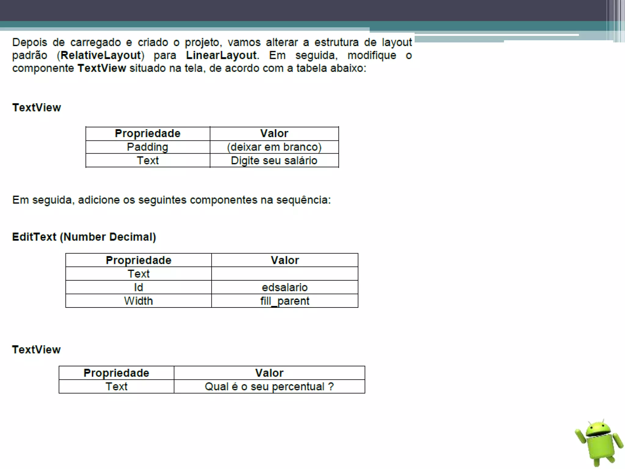 Programação Android - Básico