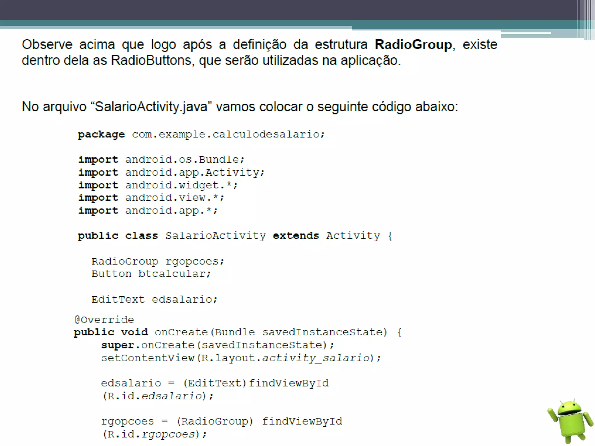 Programação Android - Básico